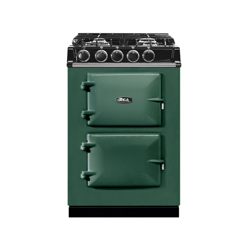 AGA Mini Cast Iron 60 Dual Fuel with Gas Hob